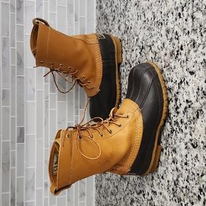 Vintage Womens Brown L.L. Bean Insulated Maine Hunting Shoe Leather Boots sz 6